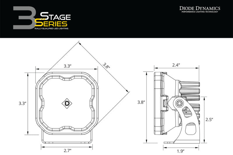 Load image into Gallery viewer, Diode Dynamics SS3 Max ABL - Yellow Combo Standard (Pair)
