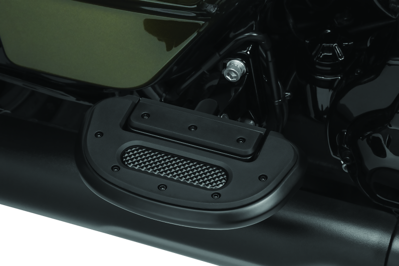 Load image into Gallery viewer, Kuryakyn Heavy Industry Passenger Floorboard Without Adapter Black
