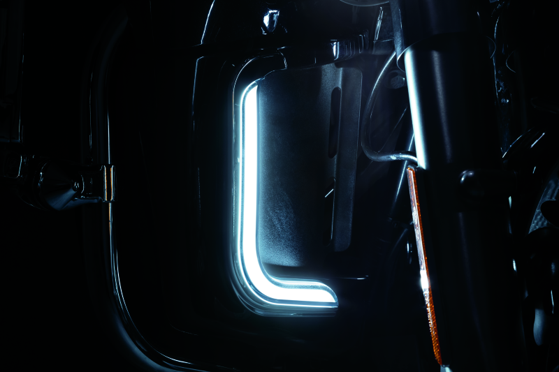 Load image into Gallery viewer, Kuryakyn Tracer LED Fairing Lower Accents Chrome
