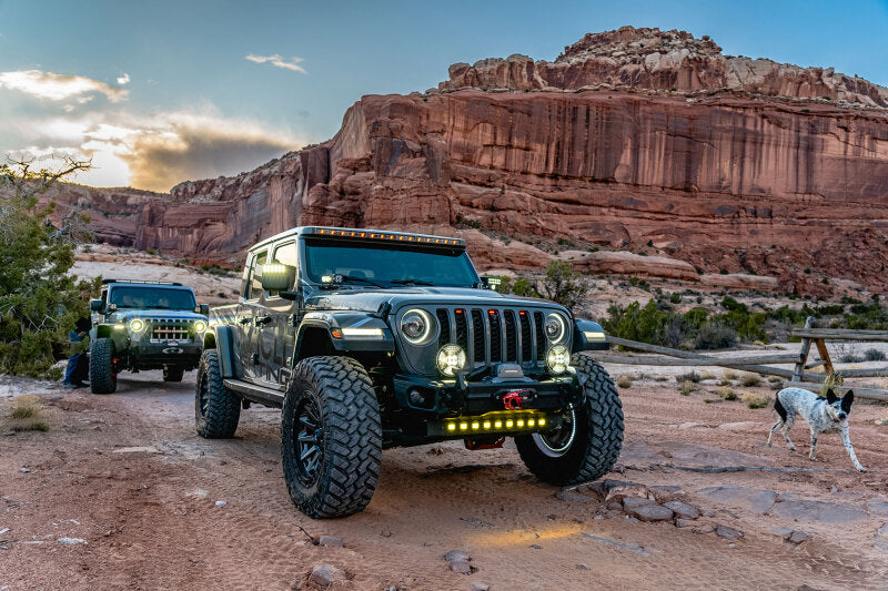 Load image into Gallery viewer, Oracle Jeep Wrangler JL/Gladiator JT Integrated Windhsiled LED Light Bar System
