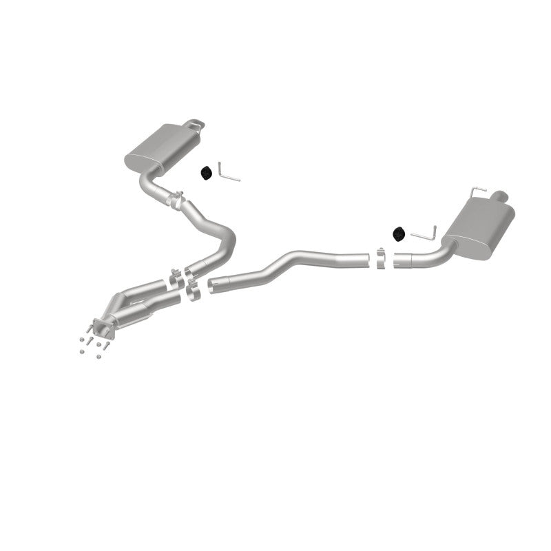 Load image into Gallery viewer, MagnaFlow 75-79 Chevy Corvette V8 5.7L Dual Split Rear Exit Stainless Cat-Back Perf Exhaust

