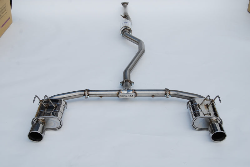 Load image into Gallery viewer, Invidia 2022+ Honda Civic Si (1.5T) 70mm Q300 Cat Back Exhaust - Rolled SS Tips
