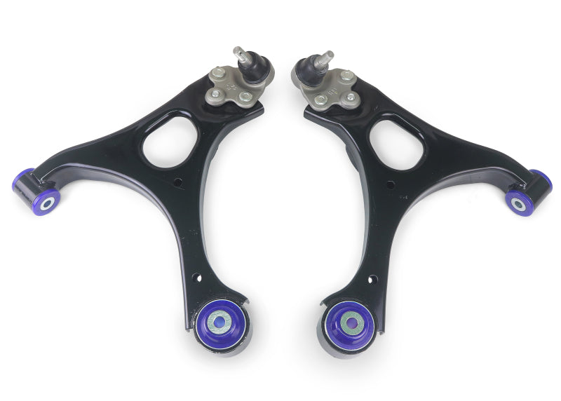Load image into Gallery viewer, SuperPro 06 Honda Civic DX Front Lower Control Arm Set W/ Bushings
