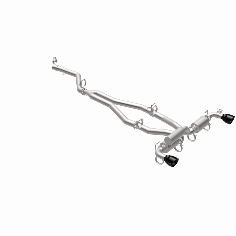 Load image into Gallery viewer, MagnaFlow 2020+ Toyota Supra SPEQ Series Cat-Back Performance Exhaust System w/ Black Chrome Tips
