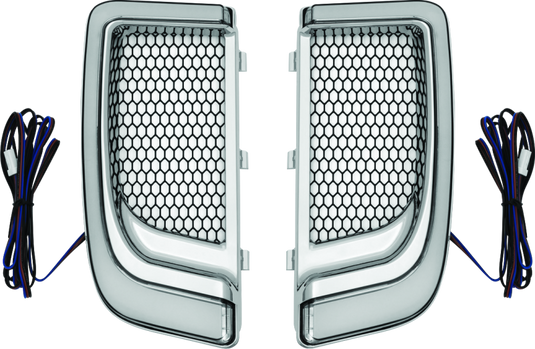 Kuryakyn Tracer Lower Fairing Grill Chrome