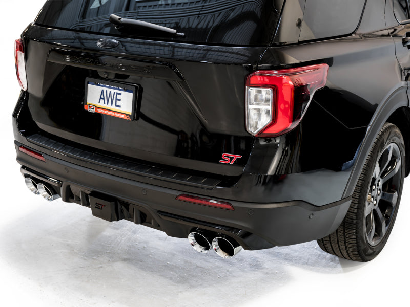 Load image into Gallery viewer, AWE Tuning 2020+ Ford Explorer ST Touring Edition Exhaust w/ Chrome Silver Tips

