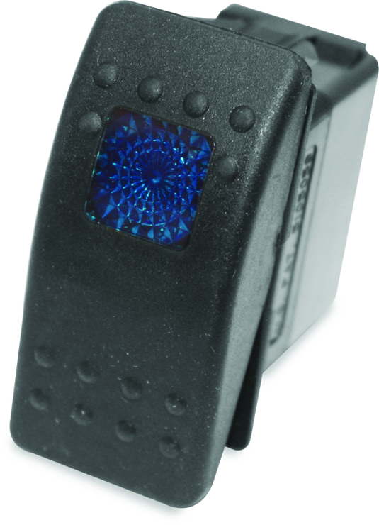 DragonFire Racing Lighted Switch On/Off Rocker Switch Blue Lite