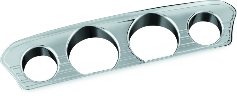 Load image into Gallery viewer, Kuryakyn Tri-Line Gauge Trim 14-Up Touring Models Chrome
