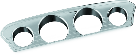 Kuryakyn Tri-Line Gauge Trim 14-Up Touring Models Chrome