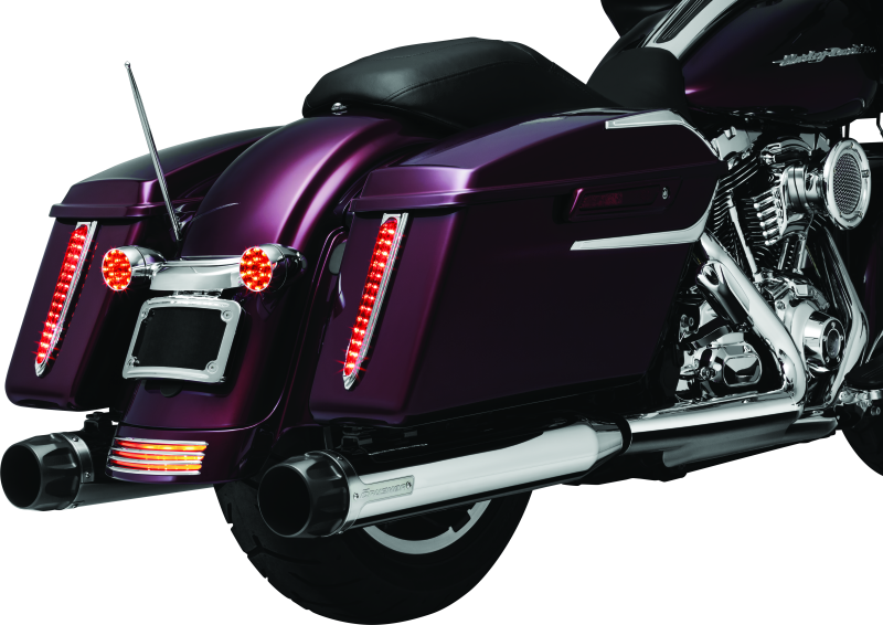 Load image into Gallery viewer, Kuryakyn Rear Fender Accents FLHX &amp; FLTR Models Chrome
