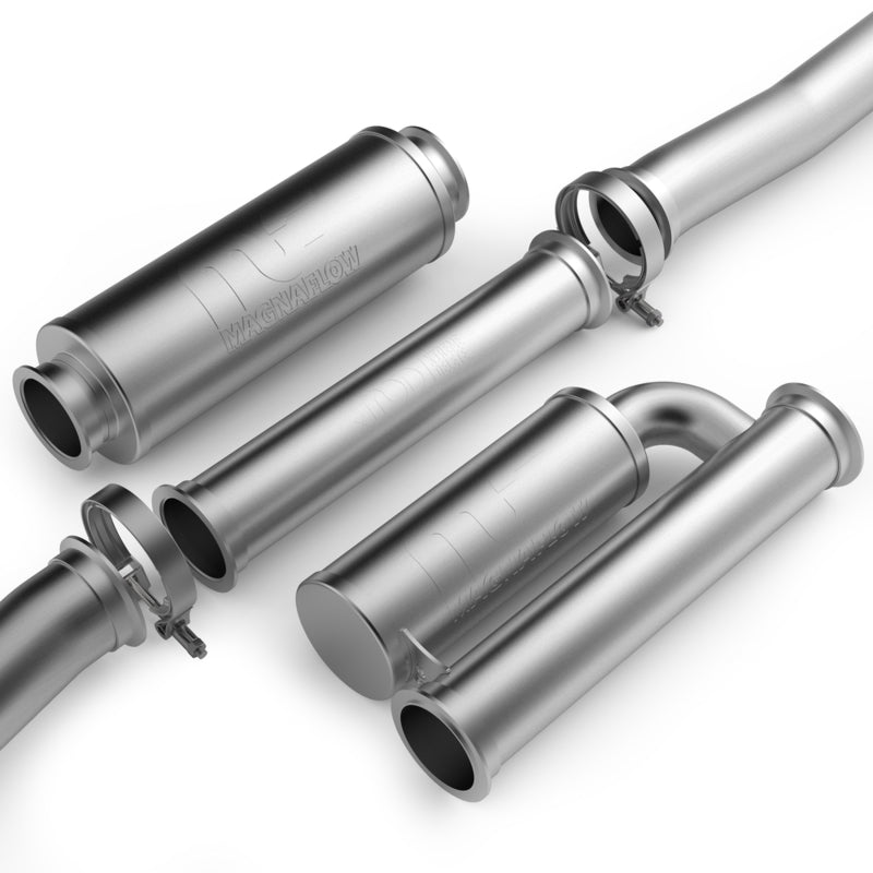 Load image into Gallery viewer, MagnaFlow 21-24 RAM 1500 TRX SPEQ Series Cat-Back Performance Exhaust System w/ Black Chrome Tips
