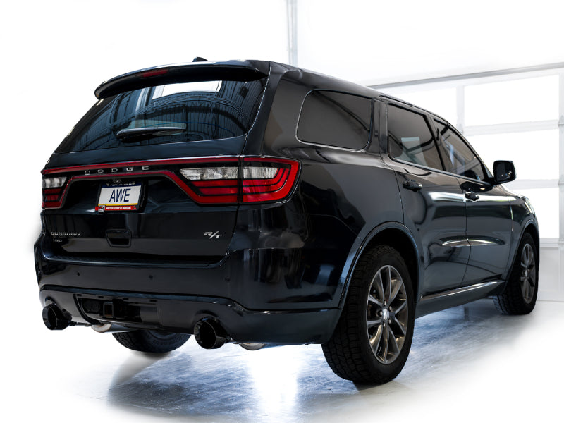 Load image into Gallery viewer, AWE Tuning 11-24 Dodge Durango 5.7L Track Edition Exhaust w/ Diamond Black Tips
