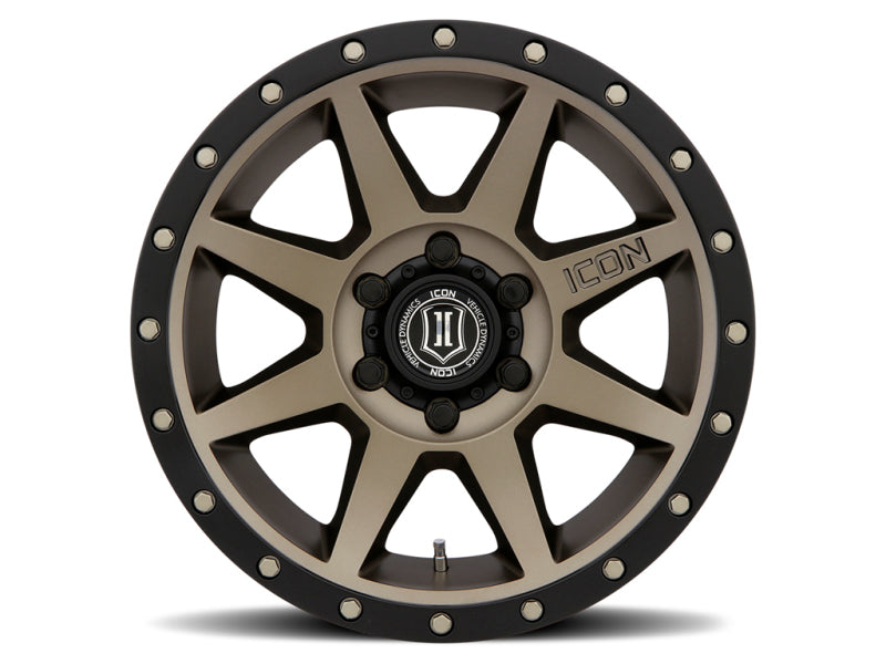 Load image into Gallery viewer, ICON Rebound 18x9 6x5.5 25mm Offset 6in BS 95.1mm Bore Bronze Wheel
