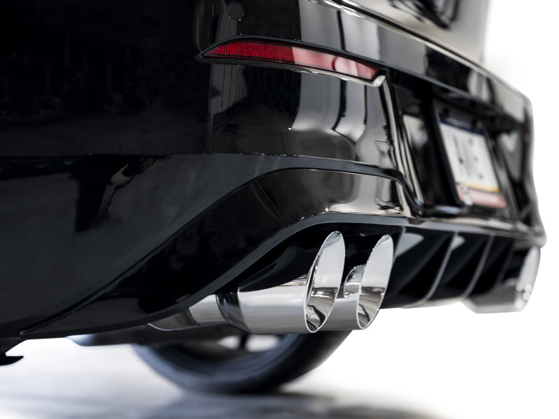 Load image into Gallery viewer, AWE MK8 Volkswagen Golf R 3in Touring Edition Quad Exhaust - Chrome Silver Tips
