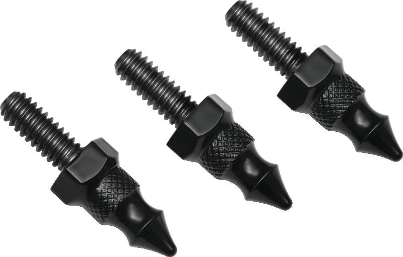 Load image into Gallery viewer, Kuryakyn Windshield Mount Spikes 1/4-20X5/8in 96-13 FLH Touring Black
