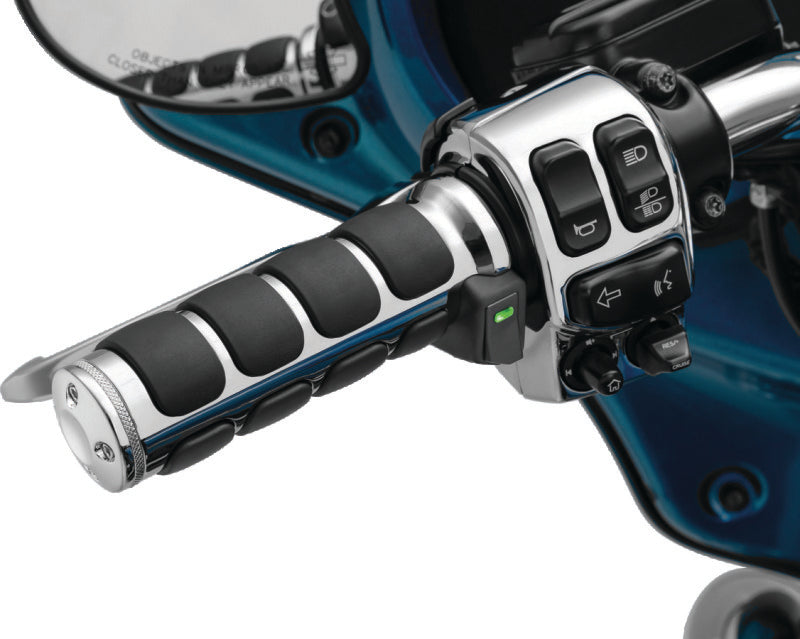 Load image into Gallery viewer, Kuryakyn Heated ISO Grips Throttle-By-Wire Chrome
