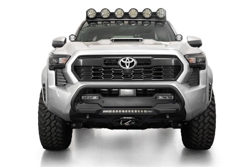 Load image into Gallery viewer, ADD 2024+ Toyota Tacoma Stealth Center Mount Winch Front Bumper w/ Top Hoop

