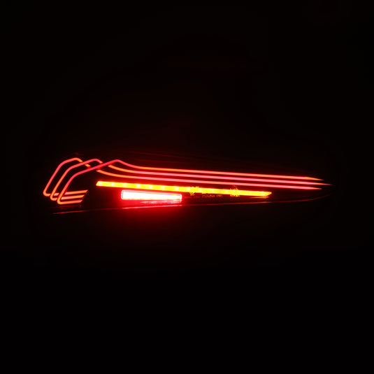 AlphaRex 20-24 Toyota Supra LUXX-Series Laser Style LED Tail Lights Alpha-Black