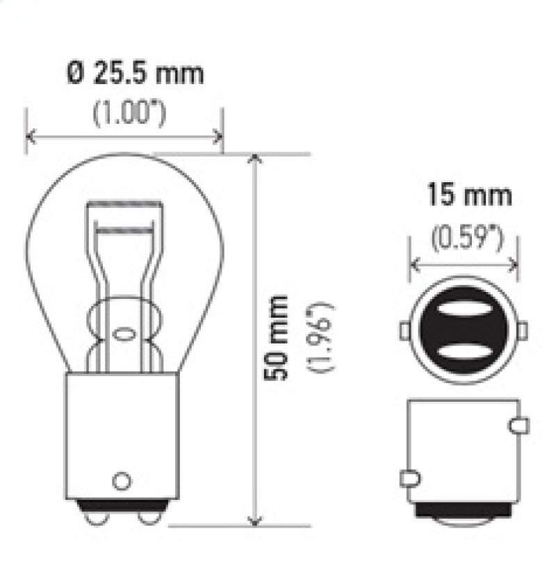 Load image into Gallery viewer, Hella Bulb 1157 12V 27/8W BAY15d S8
