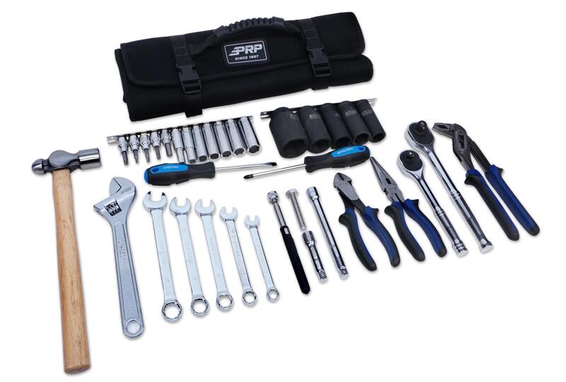 Load image into Gallery viewer, PRP Kawasaki KRX Roll Up Tool Bag w/ 35pc Tool Kit
