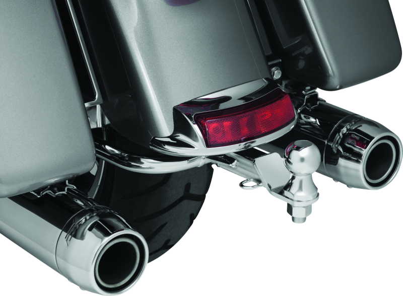 Load image into Gallery viewer, Kuryakyn Receiver Hitch  14-up Touring Models Black &amp; Chrome

