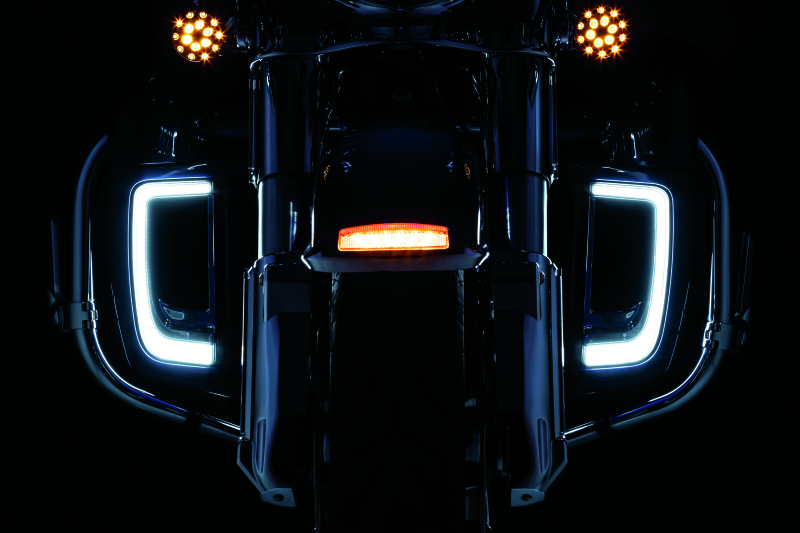 Load image into Gallery viewer, Kuryakyn Tracer Lower Fairing Grill Chrome
