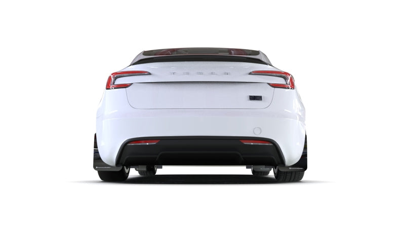 Load image into Gallery viewer, Rally Armor 2024 Tesla Model 3 Highland Black UR Mud Flap Dark Grey Logo
