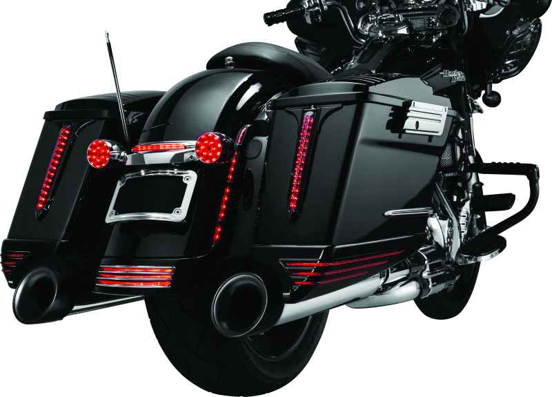 Load image into Gallery viewer, Kuryakyn Rear Fender Accents FLHX &amp; FLTR Models Chrome
