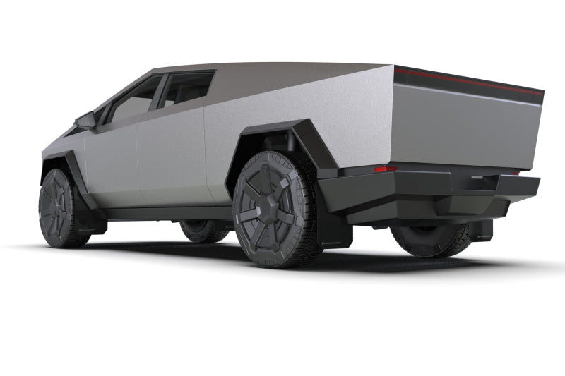 Load image into Gallery viewer, Rally Armor 2024 Tesla Cybertruck Black UR Mud Flap Metallic Black Logo
