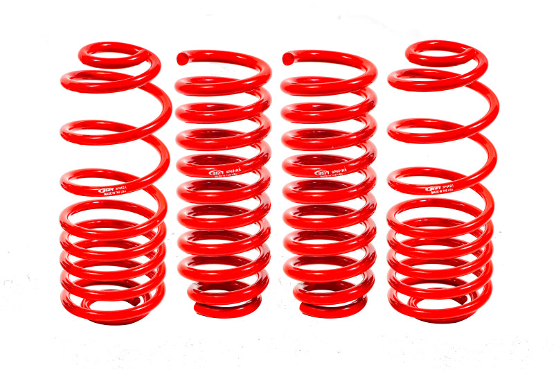 Load image into Gallery viewer, BMR 02-09 Trailblazer Lower Springs Set of 4 2in-3in Drop Red
