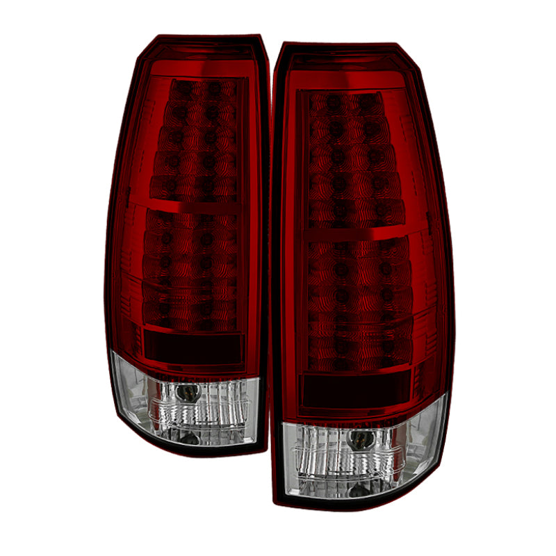 Load image into Gallery viewer, Spyder Chevy Avalanche 07-13 LED Tail Lights Red Clear ALT-YD-CAV07-LED-RC

