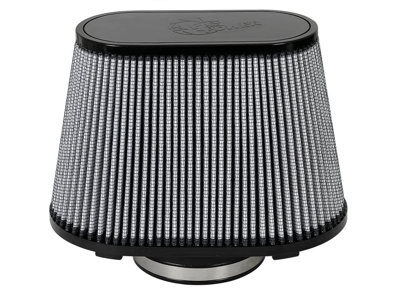 Load image into Gallery viewer, aFe Magnum FLOW Pro DRY S Universal Air Filter F-5in. / B-(8.5 x 4) MT2 / T-(7.5) / H-9in.

