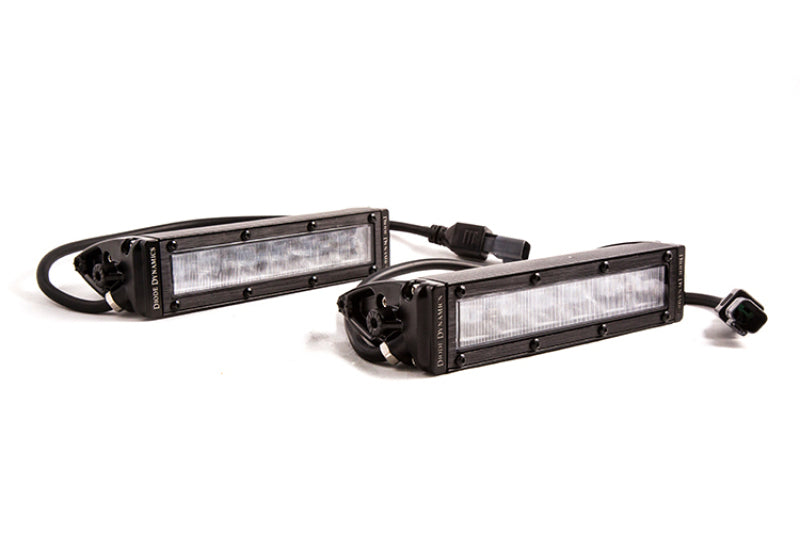 Load image into Gallery viewer, Diode Dynamics 6 In LED Light Bar Single Row Straight SS6 - White Wide Light Bar (Pair)

