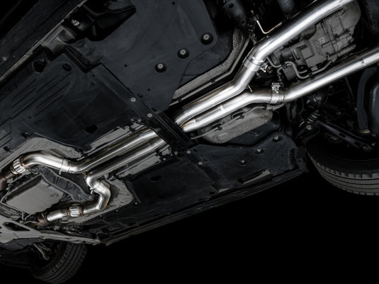 AWE Tuning 2021+ Cadillac CT4-V Blackwing SwitchPath Exhaust - Chrome Silver Tips