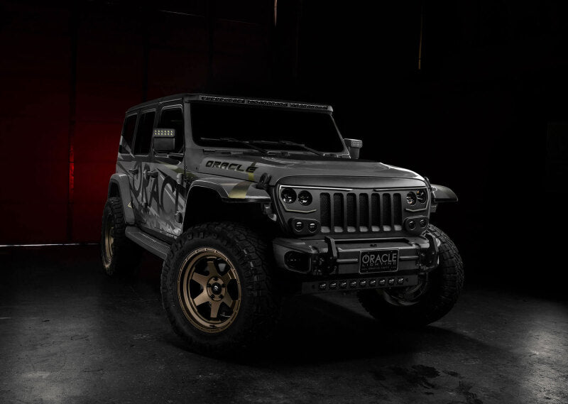 Load image into Gallery viewer, Oracle Jeep Wrangler JL/Gladiator JT Integrated Windhsiled LED Light Bar System
