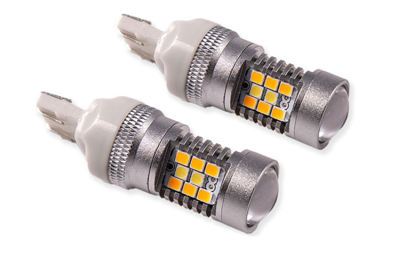 Load image into Gallery viewer, Diode Dynamics 7443 LED Bulb HP24 LED - Cool - White Switchback (Pair)
