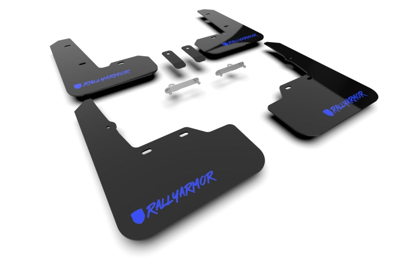 Load image into Gallery viewer, Rally Armor 2022+ Subaru WRX Black UR Mud Flap Altered Font Blue Logo
