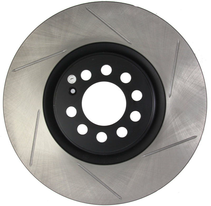 Load image into Gallery viewer, StopTech Power Slot 3/99-06 Audi TT/00-06 TT Quattro / 03-05 VW Golf GTi Left Front Slotted Rotor

