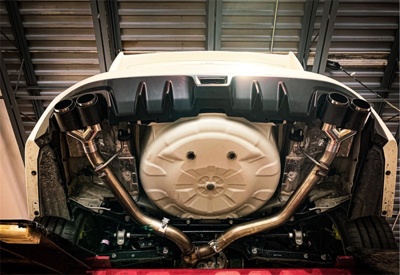 Load image into Gallery viewer, MBRP 15-19 Subaru WRX 2.0L/STI 2.5L 3in Dual Split Rear Exit w/ 3.5in CF Tips - T304 Street Version
