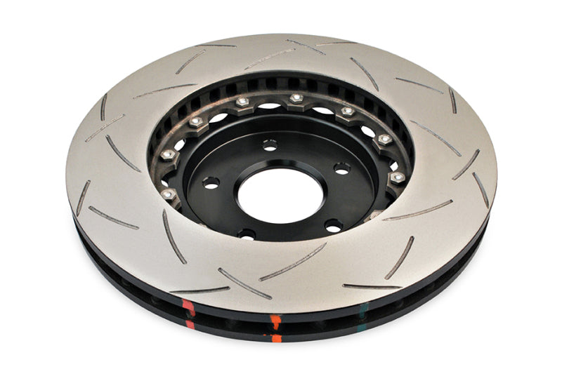 Load image into Gallery viewer, DBA Nissan Skyline (Various) Front Slotted 5000 Series 2 Piece Rotor Assembled w/ Black Hat

