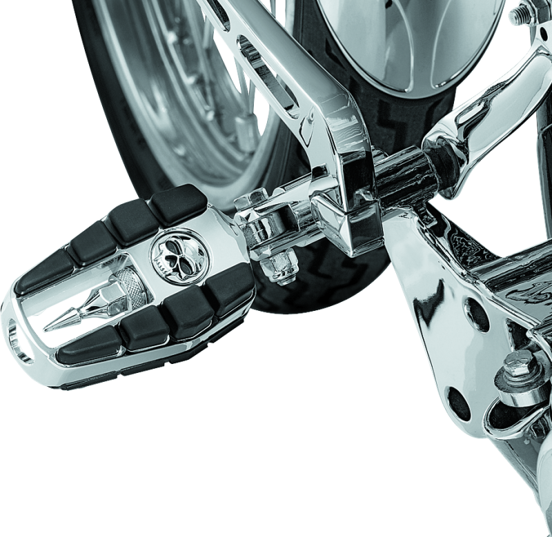 Load image into Gallery viewer, Kuryakyn Zombie Pegs With Male Mount Chrome
