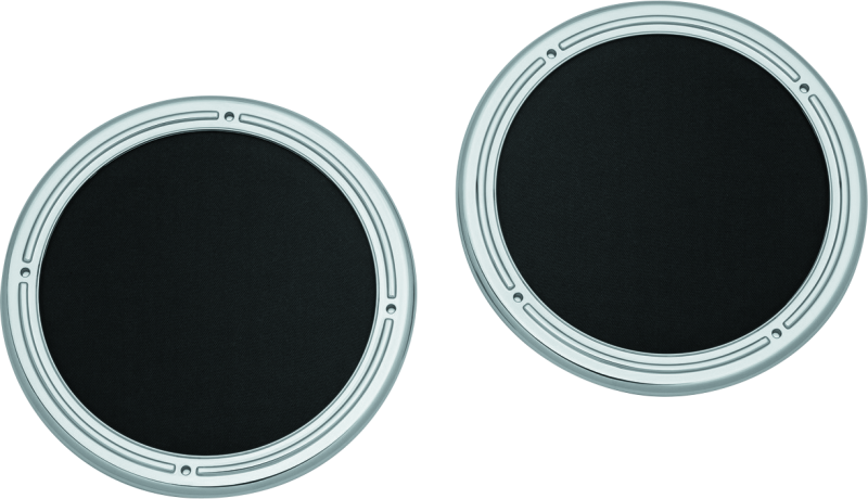 Load image into Gallery viewer, Kuryakyn Rear Speaker Accents For 14-Up Touring Models Chrome
