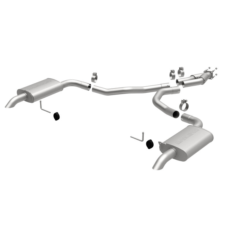 Load image into Gallery viewer, MagnaFlow 75-79 Chevy Corvette V8 5.7L Dual Split Rear Exit Stainless Cat-Back Perf Exhaust
