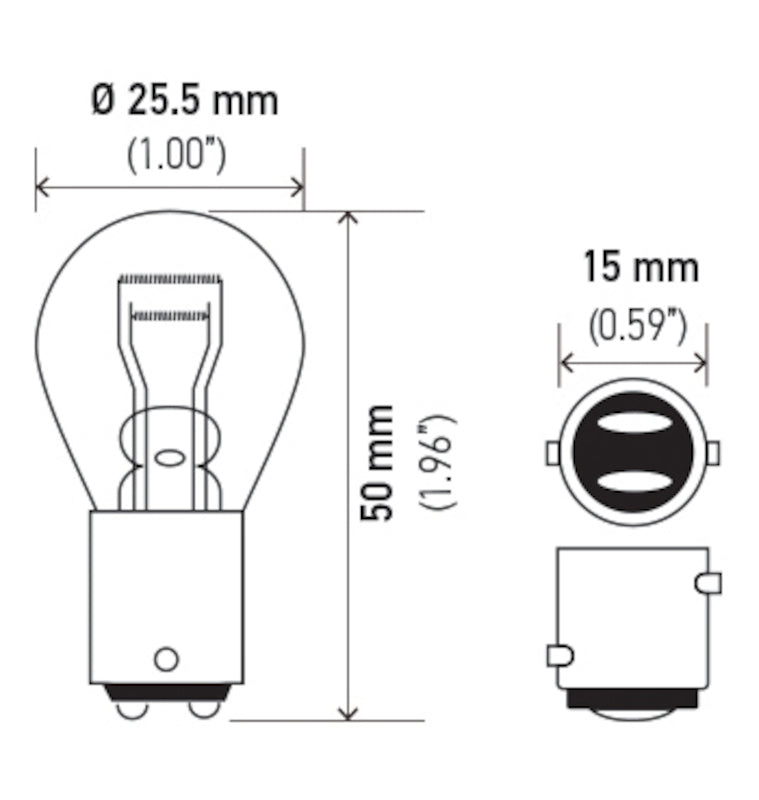 Load image into Gallery viewer, Hella Bulb 1157 12V 27/8W BAY15d S8
