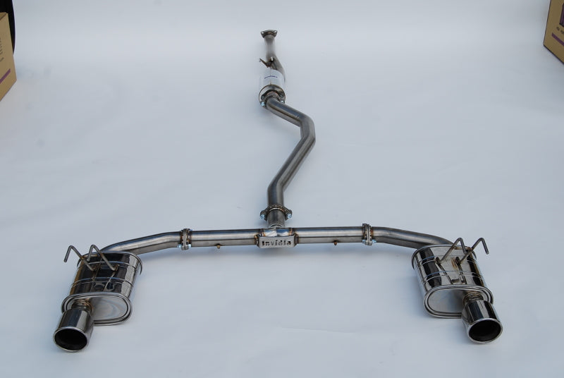 Load image into Gallery viewer, Invidia 2022+ Honda Civic Si (1.5T) 70mm Q300 Cat Back Exhaust - Rolled SS Tips
