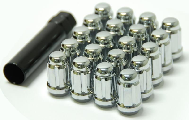 Load image into Gallery viewer, Wheel Mate Muteki Closed End Lug Nuts - Chrome 12x1.50
