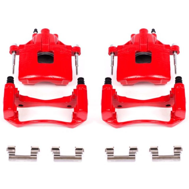 Load image into Gallery viewer, Power Stop 00-05 Buick LeSabre Front Red Calipers w/Brackets - Pair
