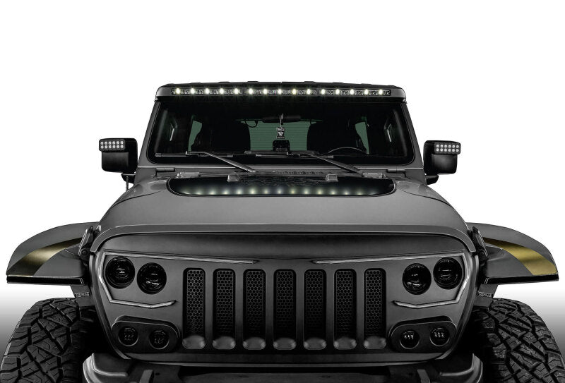 Load image into Gallery viewer, Oracle Jeep Wrangler JL/Gladiator JT Integrated Windhsiled LED Light Bar System
