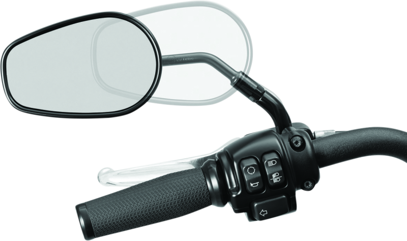 Load image into Gallery viewer, Kuryakyn Mirror Stem 3in Outward Extenders Black
