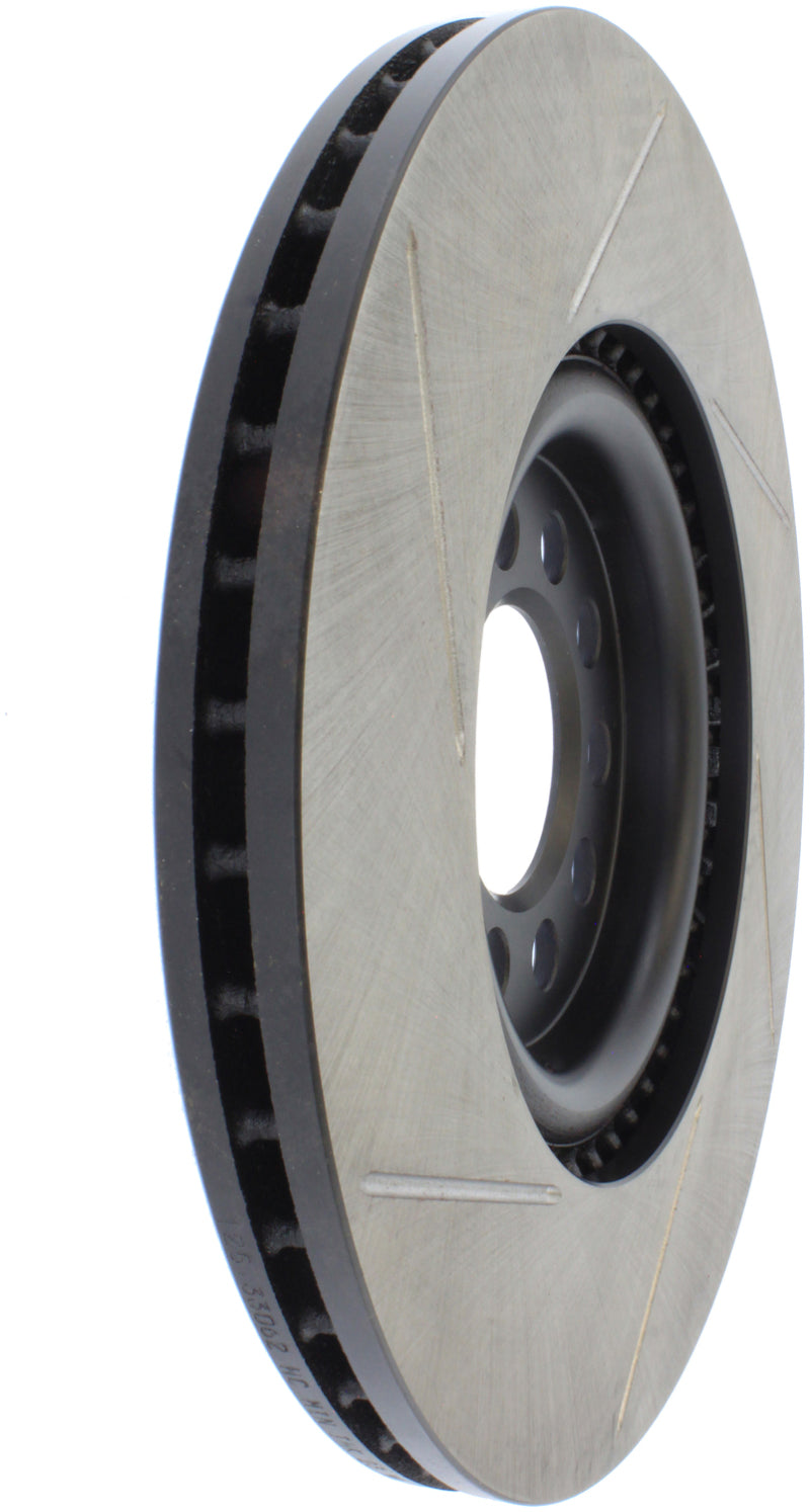 Load image into Gallery viewer, StopTech Power Slot 3/99-06 Audi TT/00-06 TT Quattro / 03-05 VW Golf GTi Left Front Slotted Rotor
